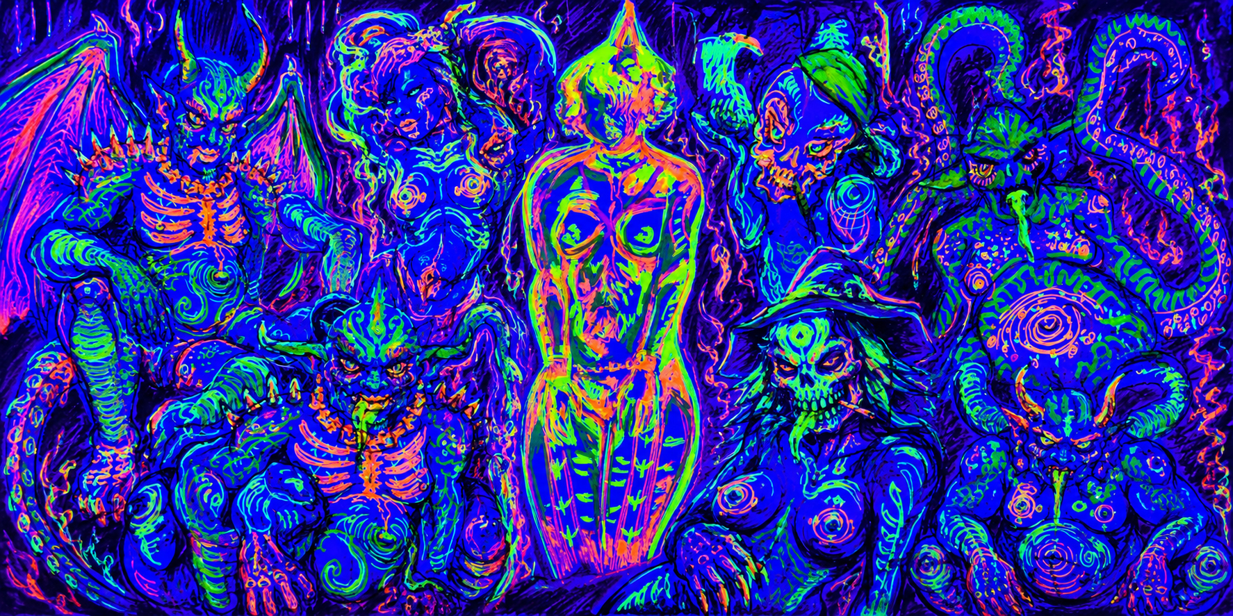 Halloween Neon Model Class (organiser's event image)