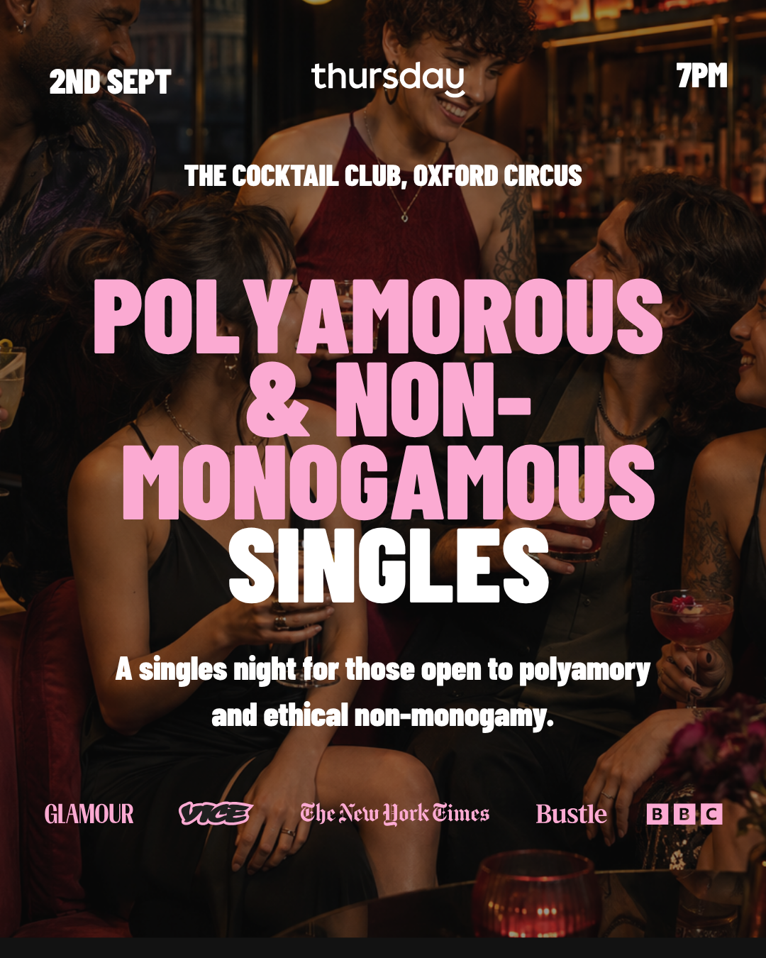 Polyamorous & ENM Singles Night (organiser's event image)