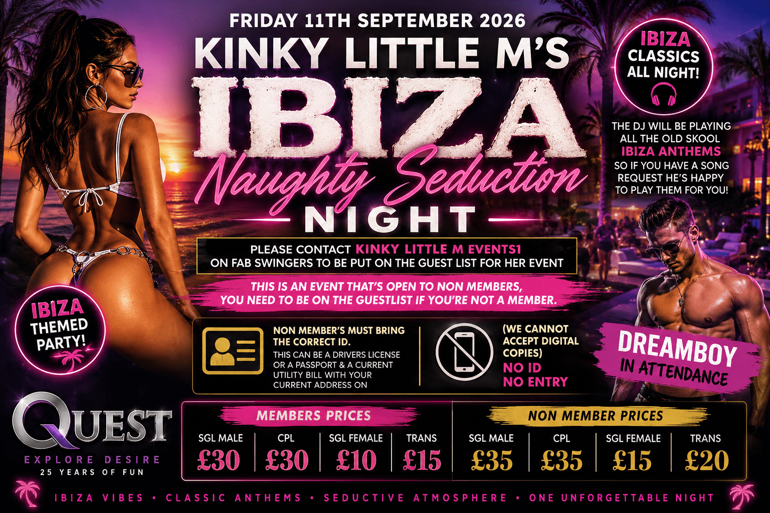 Ibiza Naughty Seduction Night (organiser's event image)