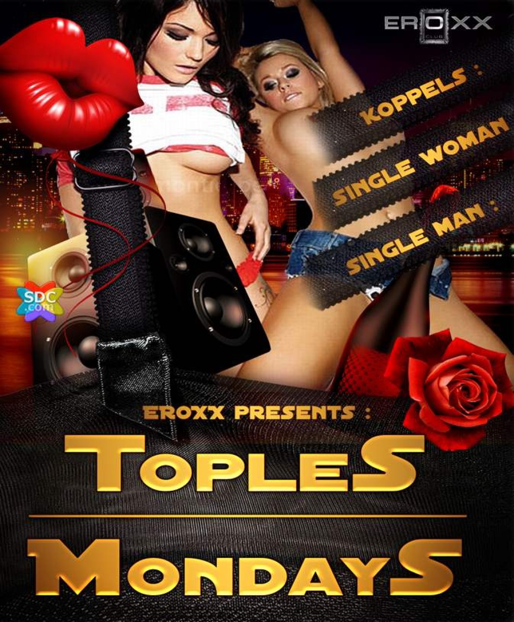 Topless Gangbang on Monday / Golden member koppels GRATIS (organiser's event image)