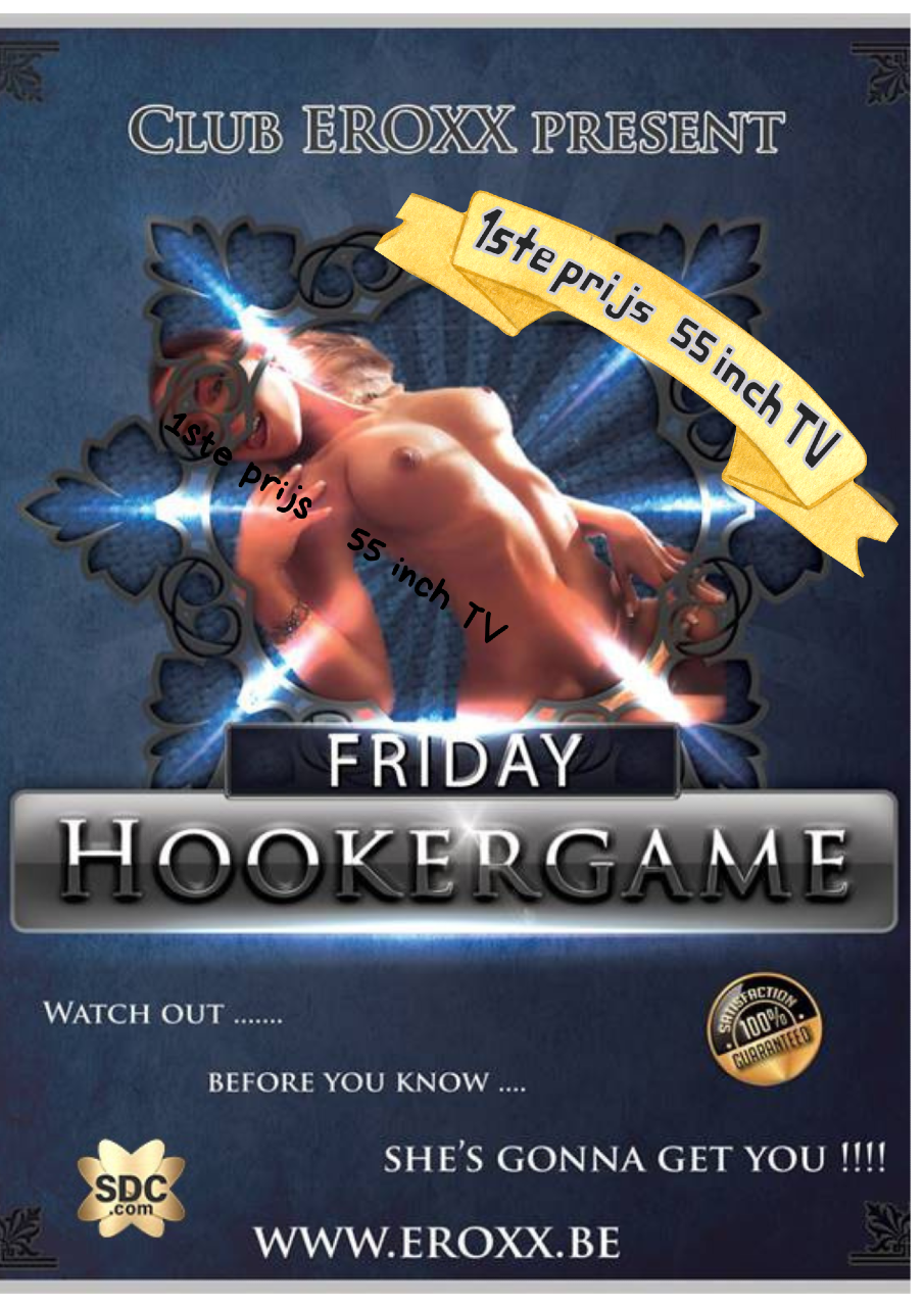 Hookergames met 55 inch smart TV te winnen !!! (organiser's event image)